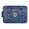 Wally Byam Airstream Club logo Aluminum Baking Pan with Navy Lid
