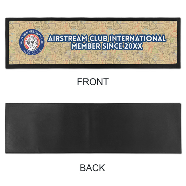 Wally Byam Airstream Club logo Bar Mat - Large - APPROVAL