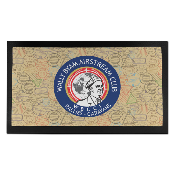 Wally Byam Airstream Club logo Bar Mat - Small - FRONT
