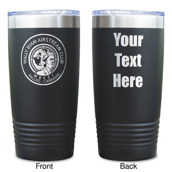 Wally Byam Airstream Club logo Black Polar Camel Tumbler - 20oz - Double Sided  - Approval