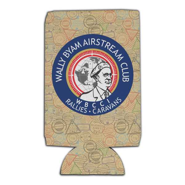 Wally Byam Airstream Club logo Can Cooler - 16oz - Set of 4 - Front
