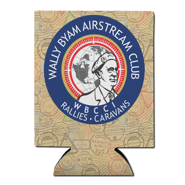 Wally Byam Airstream Club logo Can Cooler - Standard 12oz - Flat Front