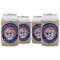 Wally Byam Airstream Club logo Can Coolers - 12 oz - Set of 4