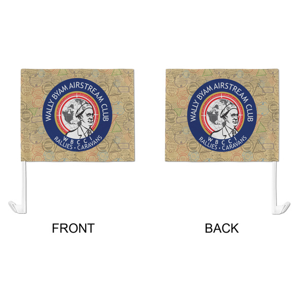 Wally Byam Airstream Club logo Car Flag - Large - APPROVAL