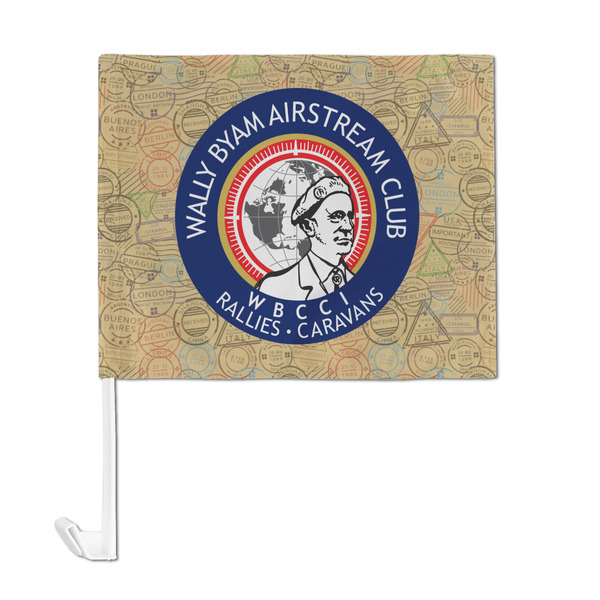 Wally Byam Airstream Club logo Car Flag - Large - FRONT
