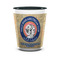 Wally Byam Airstream Club logo Ceramic Shot Glasses - 1.5 oz - Two Tone - Set of 4