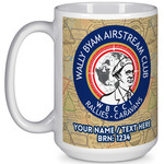 Wally Byam Airstream Club logo 15 oz Coffee Mug - White