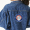 Wally Byam Airstream Club logo Twill Iron On Patch - Custom Shape - X-Large - Single