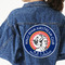 Wally Byam Airstream Club logo Twill Iron On Patches - Custom Shape - 3XL - Set of 4