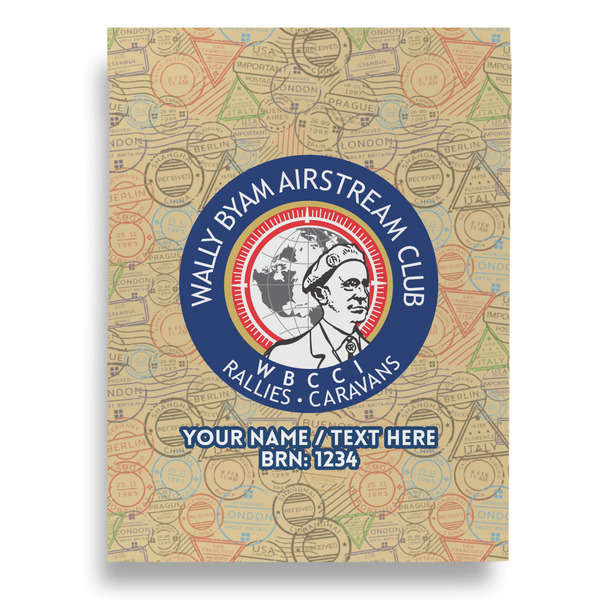 Wally Byam Airstream Club logo Garden Flags - Large - Double Sided - BACK