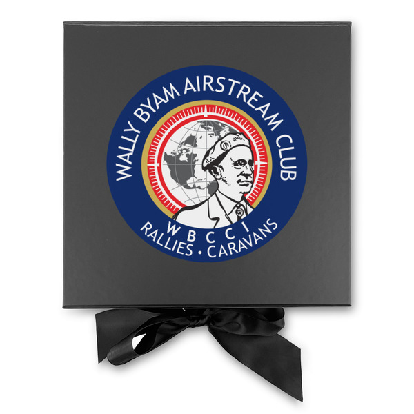 Wally Byam Airstream Club logo Gift Boxes with Magnetic Lid - Black - Approval