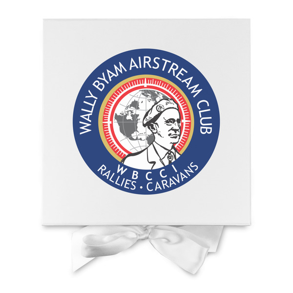 Wally Byam Airstream Club logo Gift Boxes with Magnetic Lid - White - Approval