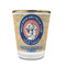 Wally Byam Airstream Club logo Glass Shot Glass - 1.5 oz - with Gold Rim - Single