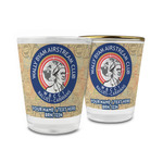 Wally Byam Airstream Club logo Glass Shot Glass - 1.5 oz
