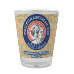 Wally Byam Airstream Club logo Glass Shot Glasses - 1.5 oz - Set of 4