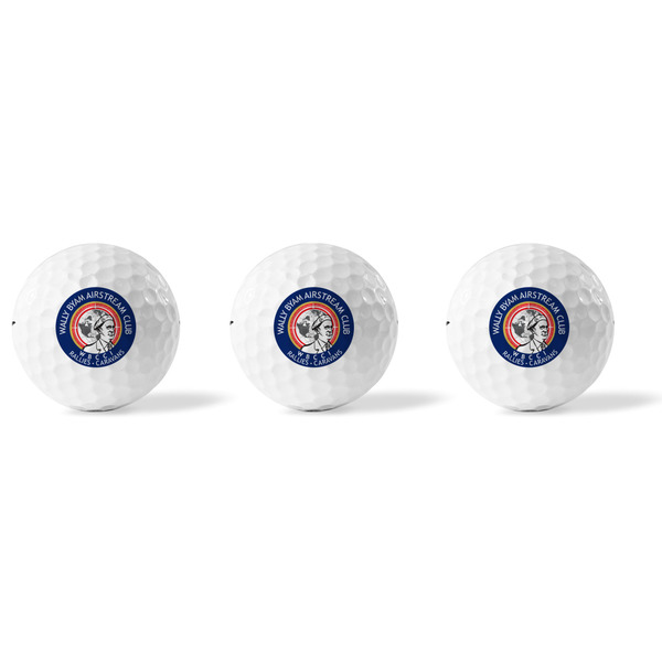 Wally Byam Airstream Club logo Golf Balls - Titleist - Set of 3 - APPROVAL