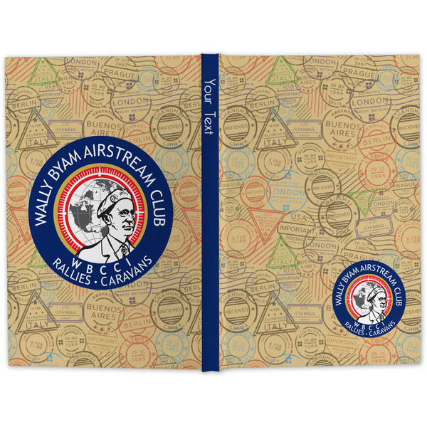 Wally Byam Airstream Club logo Hard Cover Journal - Apvl