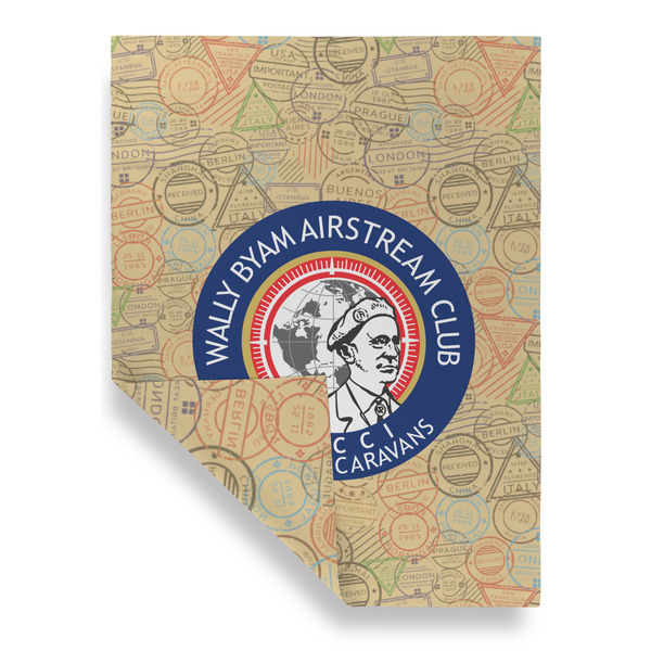 Wally Byam Airstream Club logo House Flags - Double Sided - FRONT FOLDED