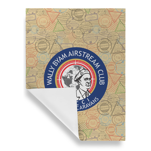 Wally Byam Airstream Club logo House Flags - Single Sided - FRONT FOLDED