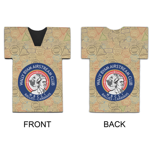 Wally Byam Airstream Club logo Jersey Bottle Cooler - APPROVAL