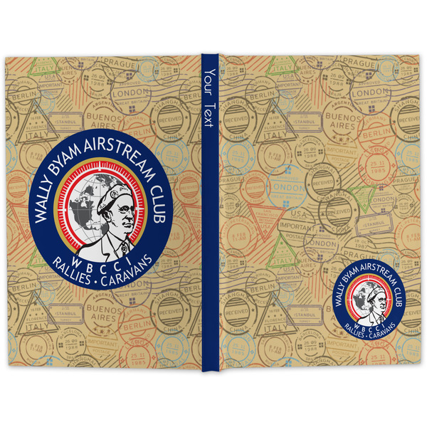 Wally Byam Airstream Club logo Large Hard Cover Journal - Apvl