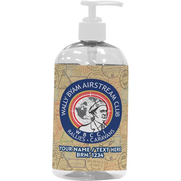 Wally Byam Airstream Club logo Large Liquid Dispenser (16 oz) - White