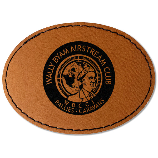 Wally Byam Airstream Club logo Leatherette Patches - Oval