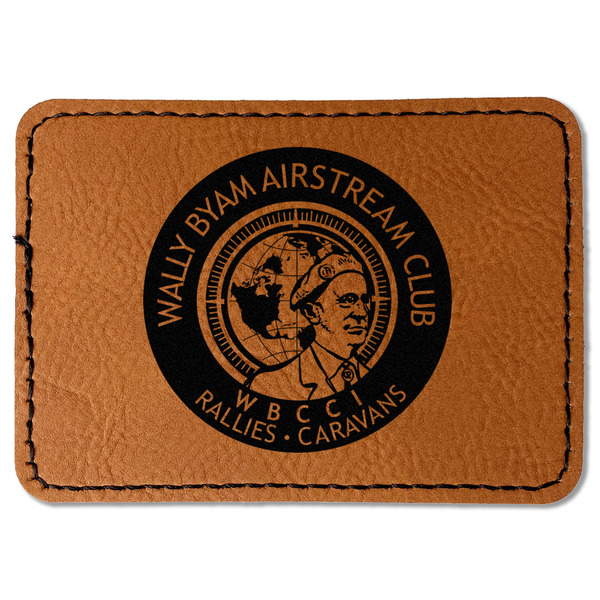 Wally Byam Airstream Club logo Leatherette Patches - Rectangle