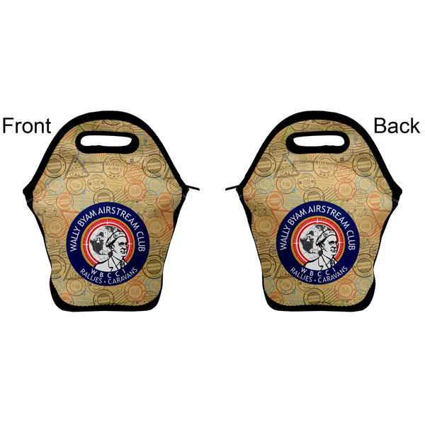 Wally Byam Airstream Club logo Lunch Bag - Front and Back