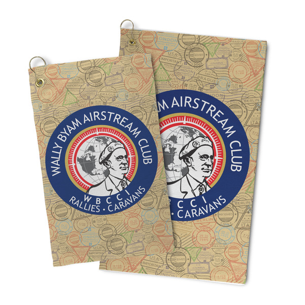 Wally Byam Airstream Club logo Microfiber Golf Towel - Main