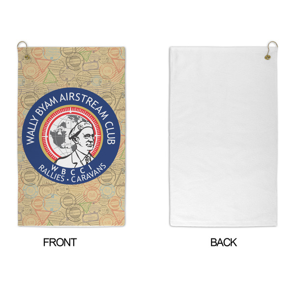 Wally Byam Airstream Club logo Microfiber Golf Towels - APPROVAL