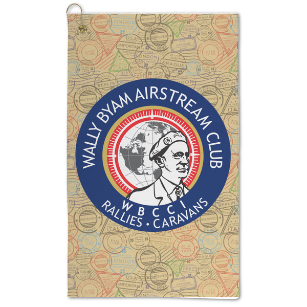 Custom Wally Byam Airstream Club logo Microfiber Golf Towel