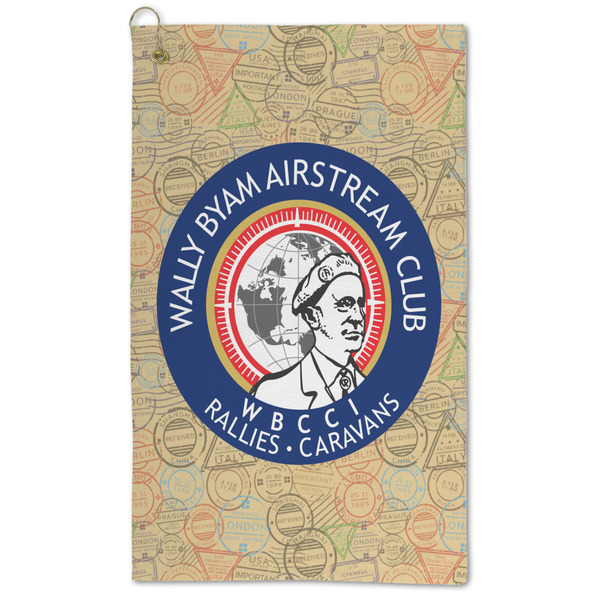 Custom Wally Byam Airstream Club logo Microfiber Golf Towel