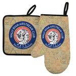 Wally Byam Airstream Club logo Left Oven Mitt & Pot Holder Set