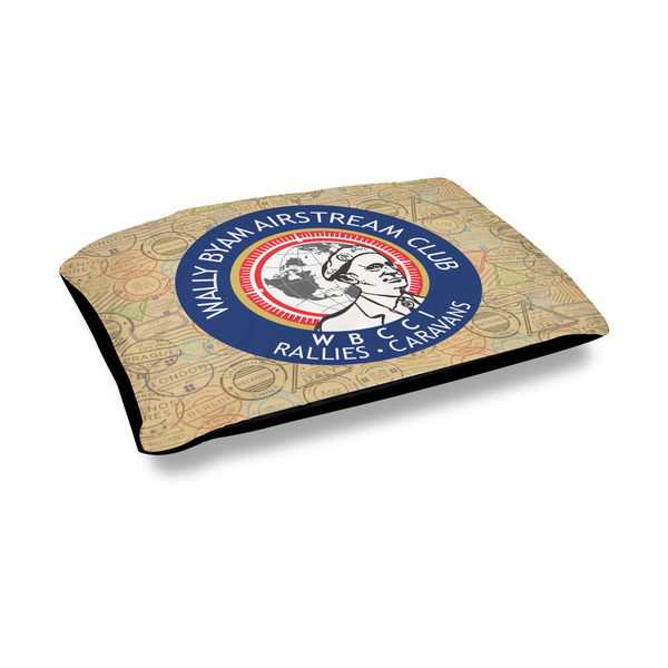 Custom Wally Byam Airstream Club logo Outdoor Dog Bed - Medium