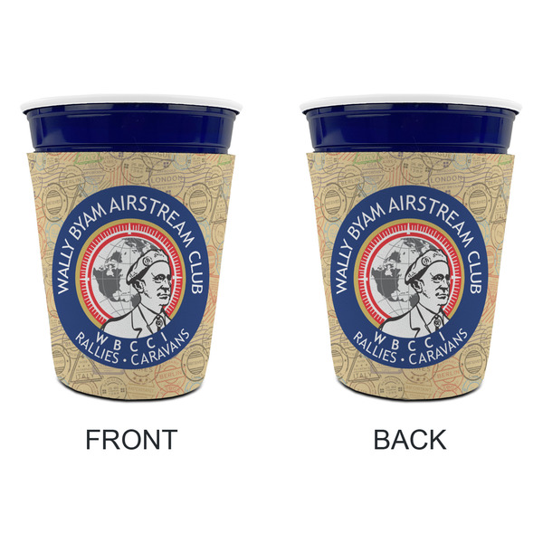 Wally Byam Airstream Club logo Party Cup Sleeves - without bottom - Approval