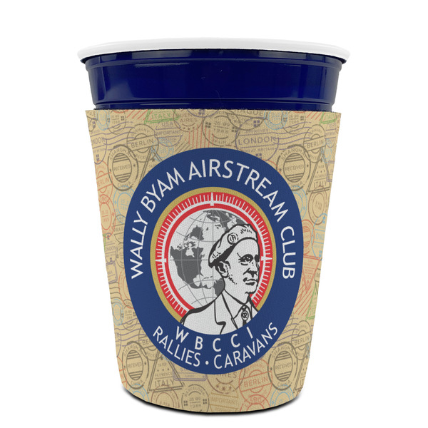 Wally Byam Airstream Club logo Party Cup Sleeves - without bottom - Front (On Cup)