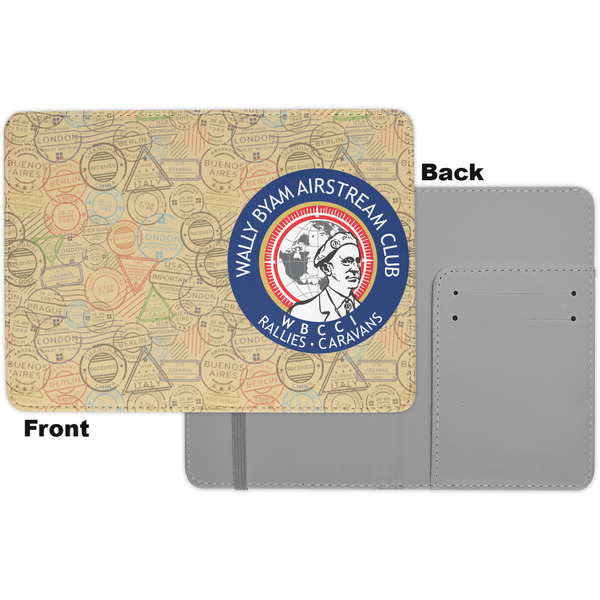Wally Byam Airstream Club logo Passport Holder - Apvl