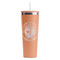 Wally Byam Airstream Club logo RTIC Everyday Tumbler with Straw - 28oz - Peach - Single-Sided