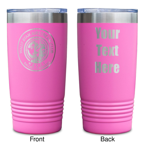 Wally Byam Airstream Club logo Pink Polar Camel Tumbler - 20oz - Double Sided - Approval