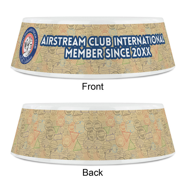 Wally Byam Airstream Club logo Plastic Pet Bowls - Small - Approval