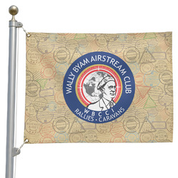 Wally Byam Airstream Club logo Pole Flag