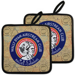 Wally Byam Airstream Club logo Pot Holders - Set of 2