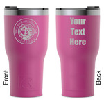 Wally Byam Airstream Club logo RTIC Tumbler - Magenta - Laser Engraved - Double-Sided