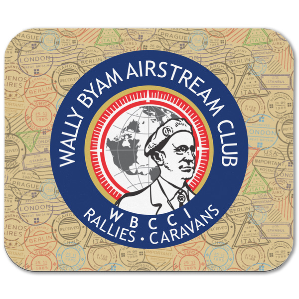 Wally Byam Airstream Club logo Rectangular Mouse Pad - APPROVAL
