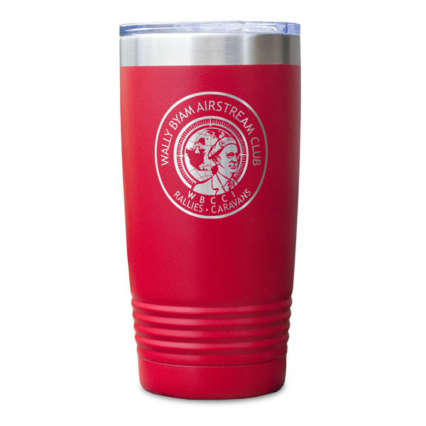Wally Byam Airstream Club logo Red Polar Camel Tumbler - 20oz - Single Sided - Approval