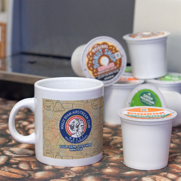 Wally Byam Airstream Club logo Single Shot Espresso Cup - Single - Lifestyle