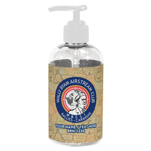 Wally Byam Airstream Club logo Small Liquid Dispenser (8 oz) - White