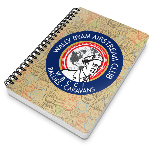 Wally Byam Airstream Club logo Spiral Journal 7 x 10 - Main