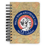Wally Byam Airstream Club logo Spiral Notebook - 5" x 7"